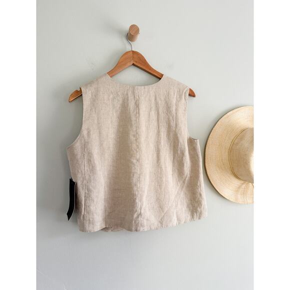 Tuckernuck | NWT Freya Linen Swing Vest | Sz S - Picture 7 of 7